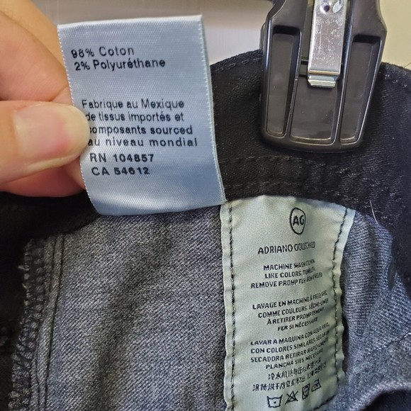 AG Men's The Matchbox slim straight Black jeans - Picture 6 of 6